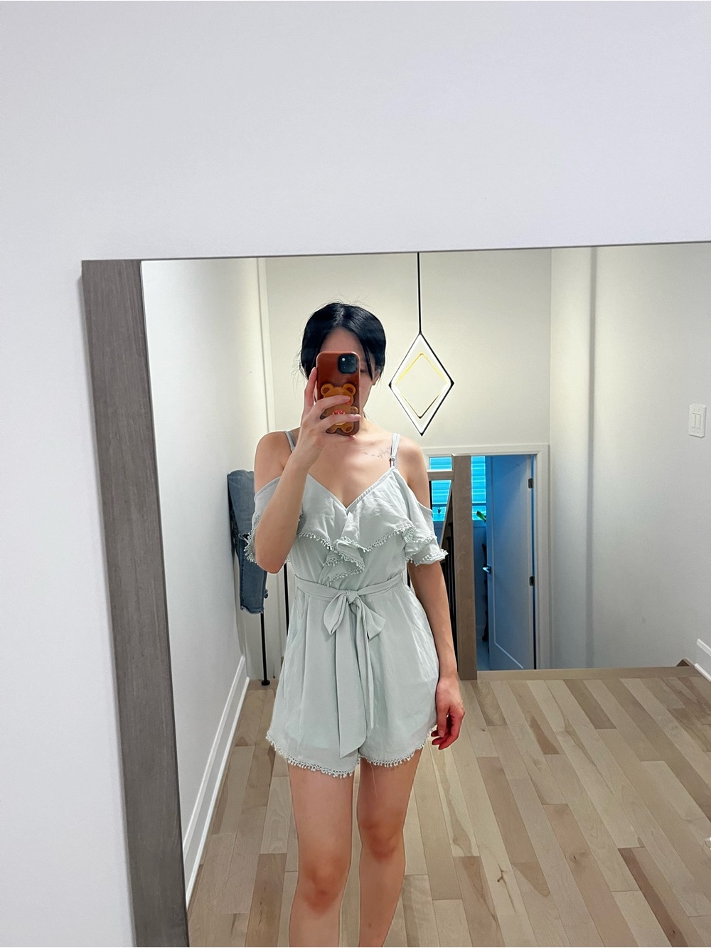 Romper with Tie Waist